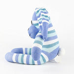 Toy - LightningStore Super Adorable Handmade Colorful Blue Pink Rabbit Bunny Plush Toy Doll For Kids