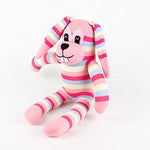 Toy - LightningStore Super Adorable Handmade Colorful Blue Pink Rabbit Bunny Plush Toy Doll For Kids