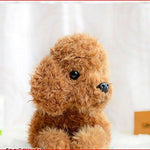 Toy - LightningStore Super Cute Adorable Brown Poodle Plush Dog Doll Stuffed Animal Toy + Toy Organizer Bag Bundle