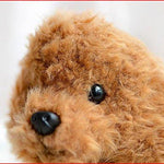 Toy - LightningStore Super Cute Adorable Brown Poodle Plush Dog Doll Stuffed Animal Toy + Toy Organizer Bag Bundle