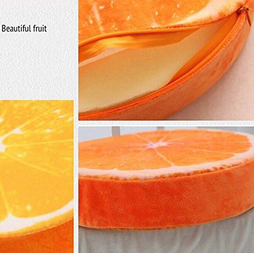 Toy - LightningStore Super Cute Fruit Pillow Cushions Strawberry Orange Dragon Fruit Pitaya Old Tree Bark Lemon Kiwi Rainbow Watermelon Plush + Toy Organizer Bag Bundle