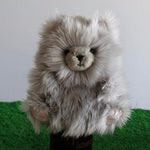 Toy - LightningStore Super Cute Furry Gray Hair Animal Chow Hand Puppet For Story Telling Bedtime Story Stories Doll Realistic Looking Stuffed Animal Plush Toys Plushie Children's Gifts Animals ...