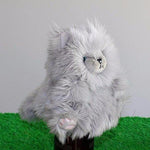 Toy - LightningStore Super Cute Furry Gray Hair Animal Chow Hand Puppet For Story Telling Bedtime Story Stories Doll Realistic Looking Stuffed Animal Plush Toys Plushie Children's Gifts Animals ...