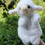 Toy - LightningStore Super Cute Sheep Goat Alpaca White Pink Brown Hand Puppet For Story Telling Bedtime Story Stories Doll Realistic Looking Stuffed Animal Plush Toys Plushie Children's Gifts Animals ...