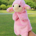 Toy - LightningStore Super Cute Sheep Goat Alpaca White Pink Brown Hand Puppet For Story Telling Bedtime Story Stories Doll Realistic Looking Stuffed Animal Plush Toys Plushie Children's Gifts Animals ...