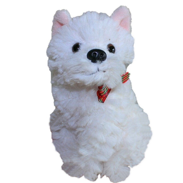 Toy - LightningStore Super Cute Small White Terrier Puppy Doll Realistic Looking Stuffed Animal Plush Toys Plushie Children's Gifts Animals ...