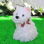 Toy - LightningStore Super Cute Small White Terrier Puppy Doll Realistic Looking Stuffed Animal Plush Toys Plushie Children's Gifts Animals ...