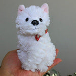 Toy - LightningStore Super Cute Small White Terrier Puppy Doll Realistic Looking Stuffed Animal Plush Toys Plushie Children's Gifts Animals ...