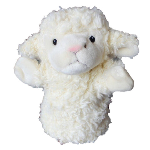 Toy - LightningStore Super Cute White Sheep Hand Puppet For Story Telling Bedtime Story Stories Doll Realistic Looking Stuffed Animal Plush Toys Plushie Children's Gifts Animals ...