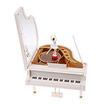 Toy - LightningStore Vintage Classical Ballerina White Grand Piano Music Box - An Excellent Gift For Children, Teens, And Adults - Light Up Your Day With Relaxing Music From This Musical Box