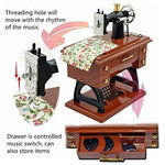 Toy - LightningStore Vintage Sewing Machine Music Box - An Excellent Gift For Children, Teens, And Adults - Light Up Your Day With Relaxing Music From This Musical Box