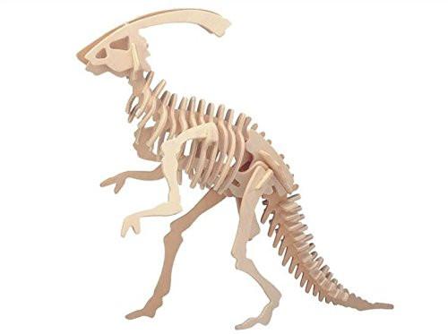 Toy - LightningStore Wooden Dinosaur Parasaurolophus Triceratops Tyrannosaurus Rex Stegosaurus Velociraptor 3D Jigsaw Puzzle For Kids And Children - Educational Toy To Maximize Learning - Excellent Gift
