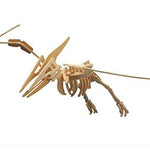 Toy - LightningStore Wooden Dinosaur Pteranodon Tyrannosaurus Rex Triceratops Velociraptor 3D Jigsaw Puzzle For Kids And Children - Educational Toy To Maximize Learning - Excellent Gift Idea