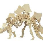 Toy - LightningStore Wooden Dinosaur Stegosaurus Tyrannosaurus Rex Triceratops Velociraptor 3D Jigsaw Puzzle For Kids And Children - Educational Toy To Maximize Learning - Excellent Gift Idea