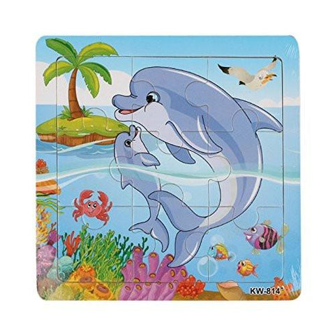 Toy - LightningStore Wooden Whale Jigsaw Puzzle For Kids And Children - Educational Toy To Maximize Learning - Excellent As A Gift Or For Self Use