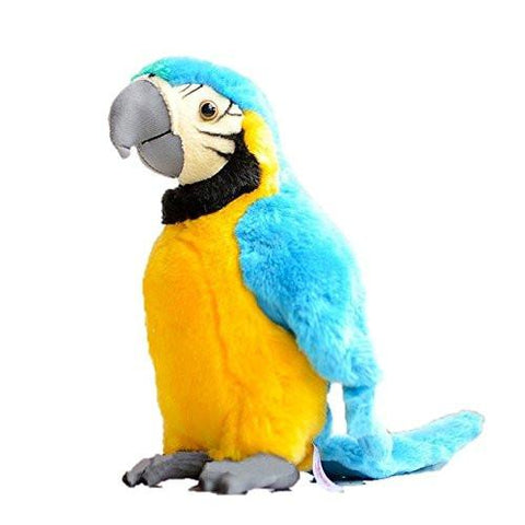 Toy - LightningStore Yellow And Blue Parrot Dolls Realistic Looking Stuffed Animal Plush Toys Plushie Children's Gifts Animals