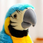 Toy - LightningStore Yellow And Blue Parrot Dolls Realistic Looking Stuffed Animal Plush Toys Plushie Children's Gifts Animals