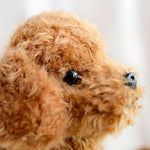 Toy - LightningStore Yellow Orange Sitting Poodle Teddy Puppy Dog Dolls Realistic Looking Stuffed Animal Plush Toys Plushie Children's Gifts Animals + Toy Organizer Bundle