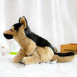 Toy - New Release!! LightningStore Cute German Shepard Dog Doll Realistic Looking Stuffed Animal Plush Toys Plushie Children's Gifts Animals + Toy Organizer Bag Bundle
