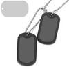 Custom Dog Tag Necklace - Engraved Military Dog Tags - Personalized Dogtag for Men Humans