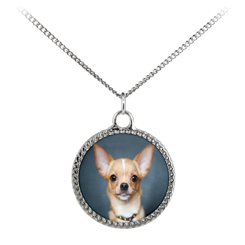 Customizable Chihuahua Photo Necklace - Create Your Own Personalized Necklace