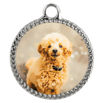 Customizable Poodle Photo Necklace - Create Your Own Personalized Necklace