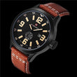 Watch - LightningStore Men's Fashion Watch - Super Affordable Elegant Looking Watch - Fashion Men Sports Watches Men's Quartz Hour Date Clock Man Leather Strap Military Army Waterproof Wrist Watch Male Relogio