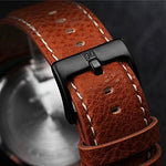 Watch - LightningStore Men's Fashion Watch - Super Affordable Elegant Looking Watch - Fashion Men Sports Watches Men's Quartz Hour Date Clock Man Leather Strap Military Army Waterproof Wrist Watch Male Relogio