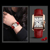 Watch - LightningStore Women's Fashion Watch - Super Affordable Elegant Looking Watch - Stainless Steel - Quartz - Leather - Analog- Comes In Black, Brown, And Red