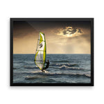 Wind Surfing Ocean Framed Photo Poster Wall Art Decoration Decor For Bedroom Living Room