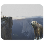 Grizzly Bear on The Mountain Mouse Pad - Wildlife Animal Nature Mouse Mat - Personalized Home Office Decor - Desk Accessories - Mousepads Computer Accessory