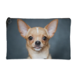 Bustina fotografica personalizzata con Chihuahua - Trasforma le tue foto in una bustina, astuccio per matite o trousse per il trucco