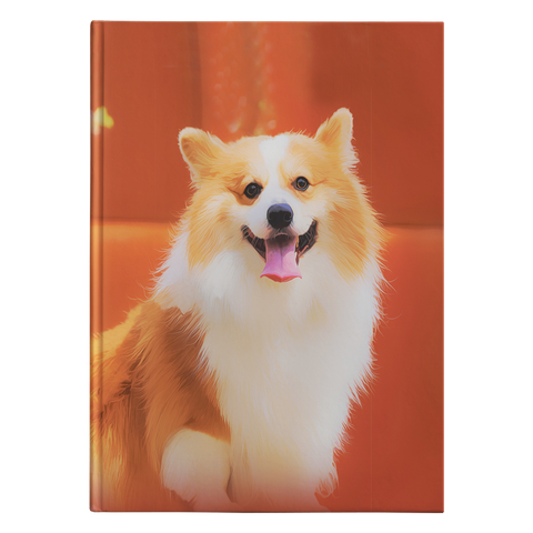 Custom Personalized Corgi Photo Journal Notebook - Turn Your Photos into a Limited Edition Stationary Diary