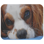 Cavalier King Charles Spaniel MousePad - Cute Sleeping Dog Eyes Mouse Mat