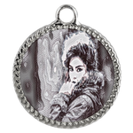 Customizable Photo Necklace - Create Your Own Personalized Sketch Photo Necklace