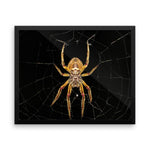 Yellow Spider Framed Photo Poster Wall Art Decoration Decor For Bedroom Living Room