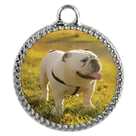 Customizable Bulldog Photo Necklace - Create Your Own Personalized Necklace