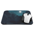 Wildlife Night Mouse Pad - Forest Jungle Mouse Mat - Full Moon Bear MousePad - Home Office Decor - Desk Accessories - Mousepads Computer Accessory